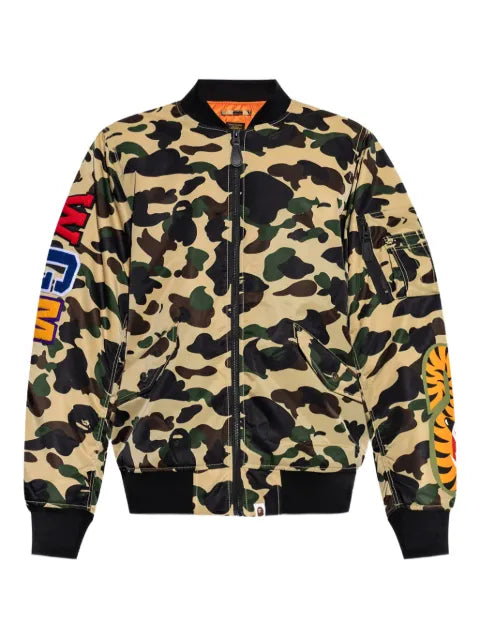 A BATHING APE® 1st Camo Shark MA-1 jacket