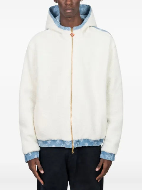 Casablanca reversible hooded denim jacket