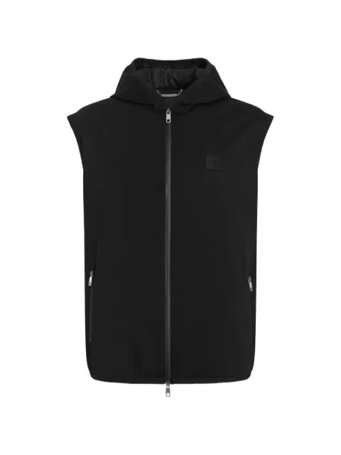 Dolce & Gabbana technical-fabric vest with hood