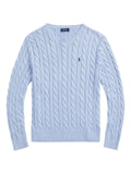 Polo Ralph Lauren cable-knit embroidered sweater