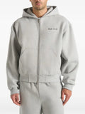 Manière De Voir JS002 Signature relaxed fit zip hoodie