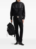 Prada half-zip logo-plaque sweatshirt