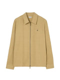 Burberry check cotton zip overshirt