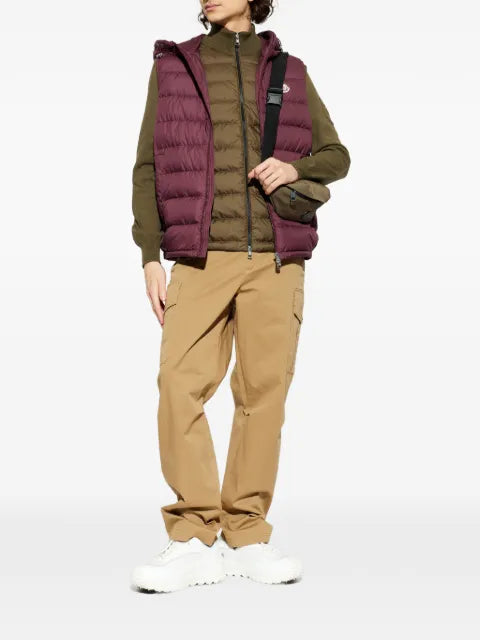 Moncler hooded quilted gilet