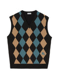 Burberry argyle wool sweater vest