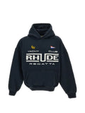 RHUDE Regatta Club logo-print hoodie
