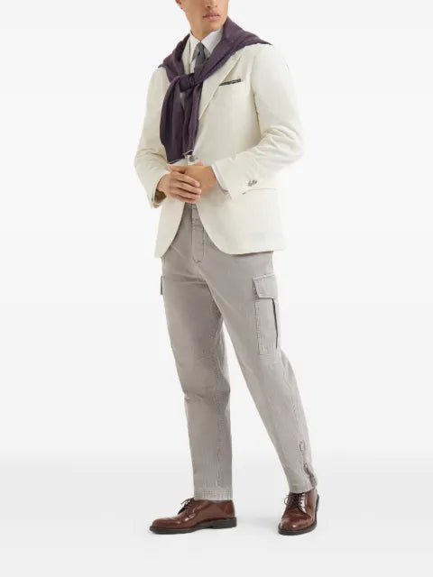 Brunello Cucinelli Sea Island corduroy deconstructed blazer