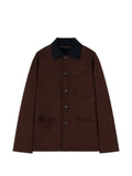 RETORI reversible virgin-wool overshirt