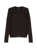 Rick Owens Ribbed Geo panelled sweater
