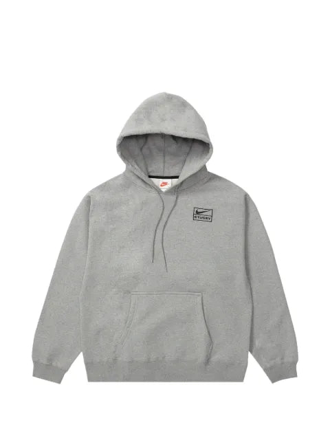 Nike logo-embroidered drawstring hoodie