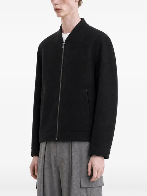 Harris Wharf London boiled-wool bomber jacket
