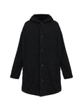 Yohji Yamamoto button-up hooded cardigan