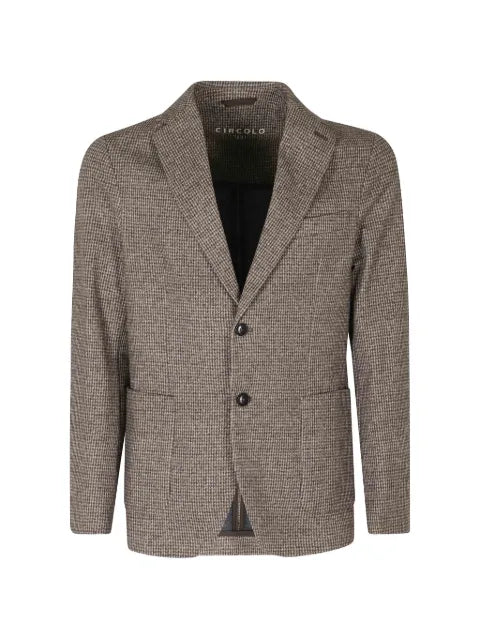 Circolo 1901 houndstooth-pattern single-breasted blazer