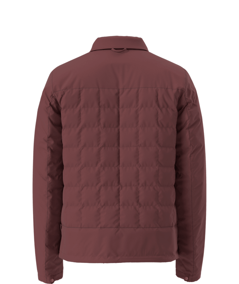 The North Face Men's Deep Burgundy Hooded Waterproof Shell Jacket – Mountain Ski Hardshell Rain Coat
