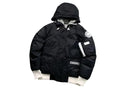 Canada Goose Men's Black Hooded Down Jacket – Arctic Program Puffer Jacket