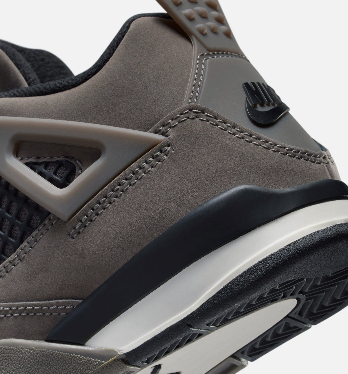 Air Jordan 4 Retro Cave Stone and Black | Preschool Lifestyle Shoe | Cave Stone/Black/Moon Fossil