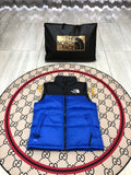 The North Face Men's Blue Down Vest – 1996 Retro Nuptse Sleeveless Puffer Jacket