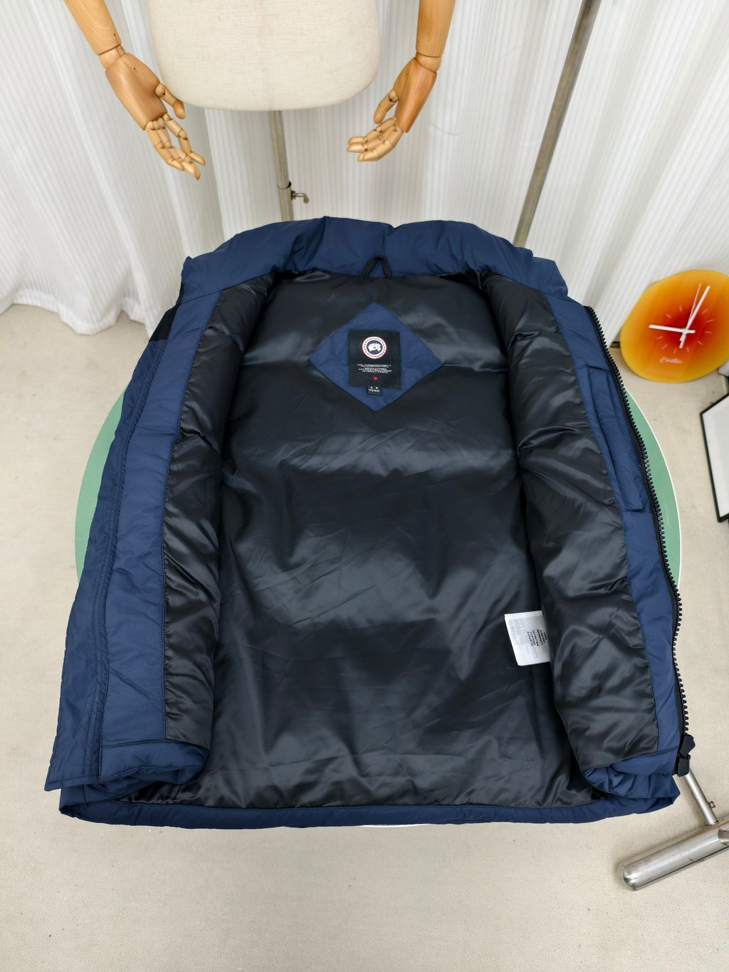 Canada Goose Men's Navy Blue Down Vest – Lightweight Insulated Sleeveless Jacket