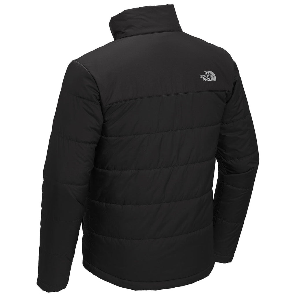 The North Face Men's Black Synthetic Insulated Jacket – Midlayer Wide-Baffle Puffer