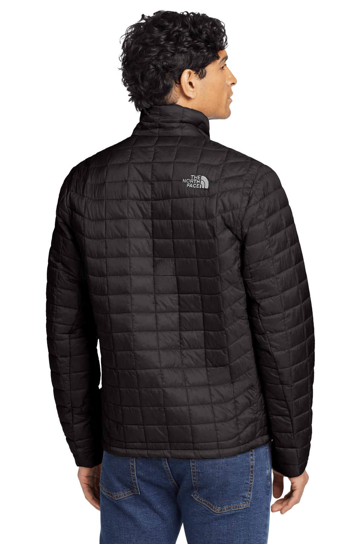The North Face Men's Black ThermoBall Eco Jacket – Lightweight Packable Square-Baffle Insulated Puffer