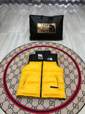 The North Face Men's Yellow Down Vest – 1996 Retro Nuptse Sleeveless Puffer Jacket