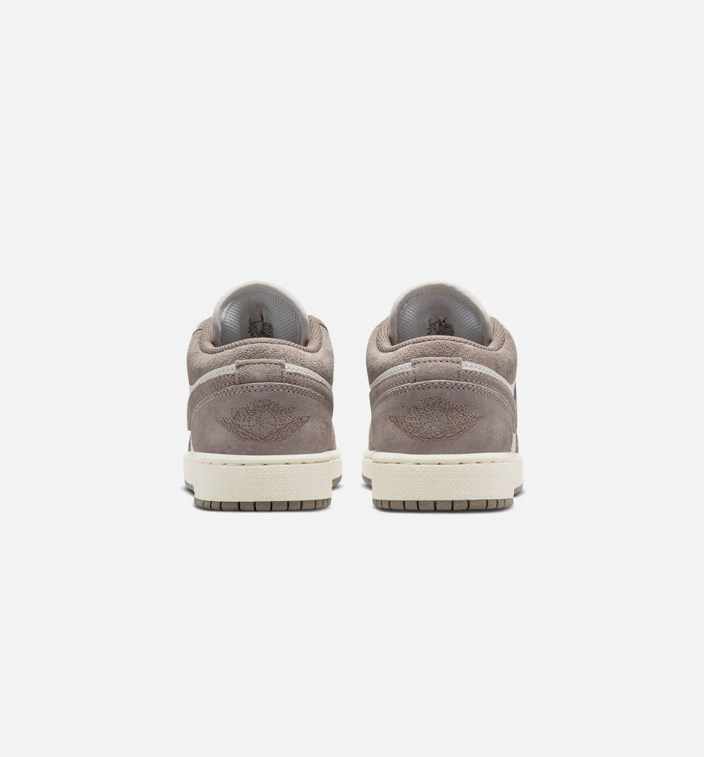 Air Jordan 1 Low Grade School Lifestyle Shoes - Olive Grey