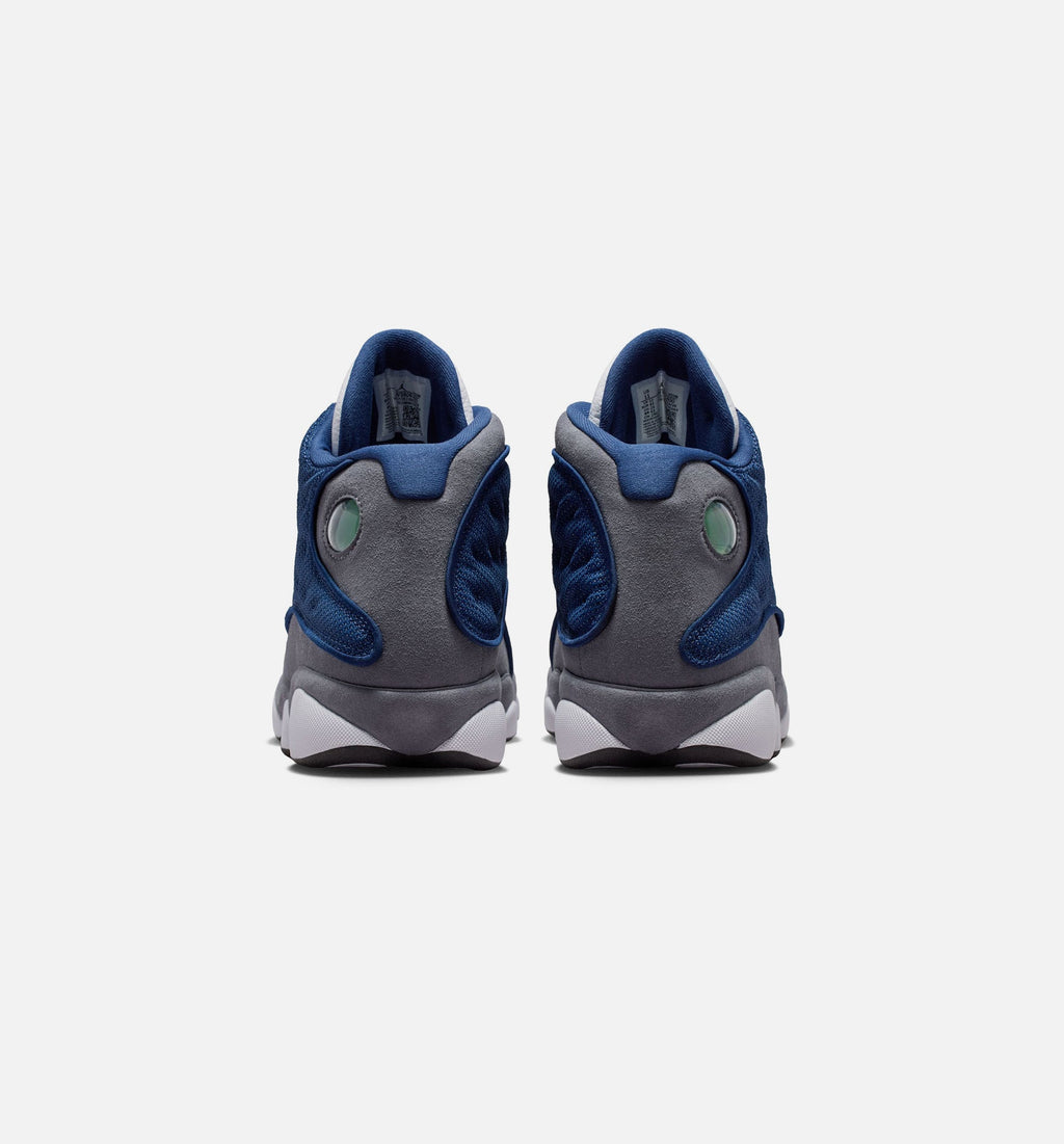 Air Jordan 13 Retro Navy and Flint Grey Men's Shoes - Navy/University Blue/Flint Grey/White