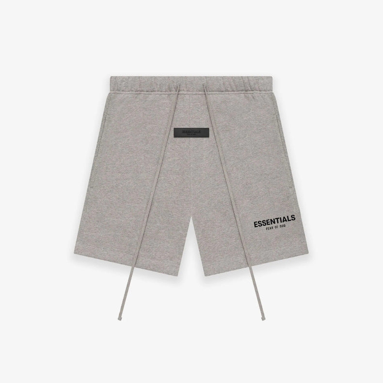 Fear of God Essentials Flocked Letter Fleece-Lined Drawstring Shorts