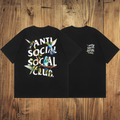 ASSC Black Tee – Hummingbird Print