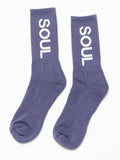 BLUE CALF SOCK