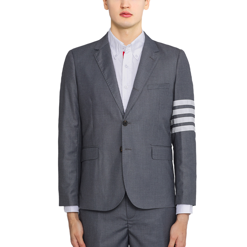 Men's four-piece white suit