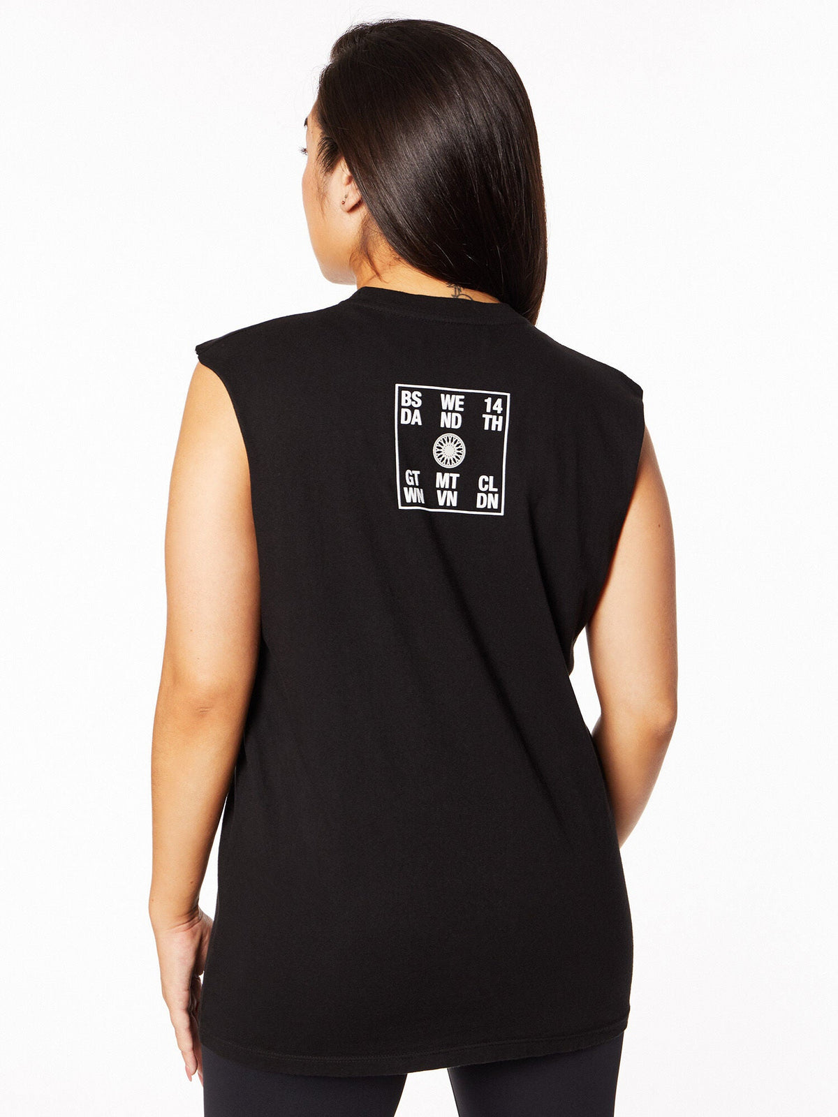 BLACK ALL SOULS MUSCLE TANK