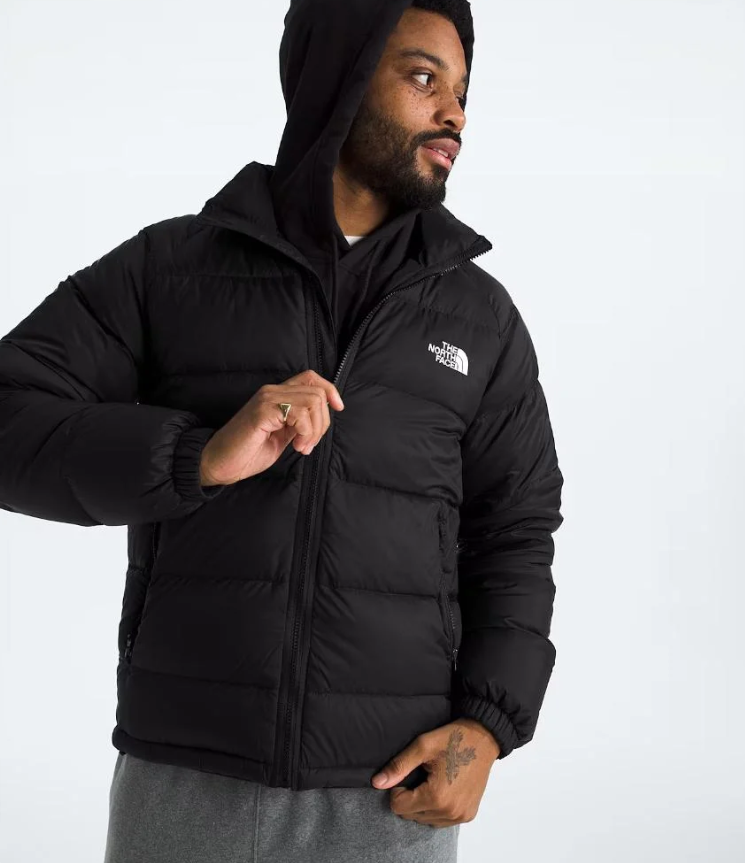The North Face Men's Black Hooded Down Jacket – GORE-TEX Wide-Baffle Insulated Puffer