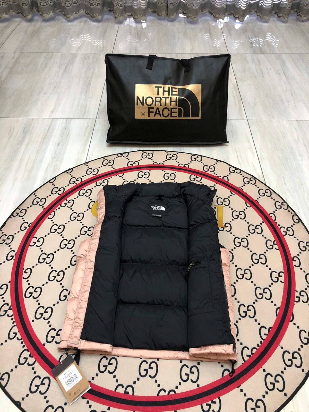 The North Face Women's Pink Down Vest – 1996 Retro Nuptse Sleeveless Puffer Jacket