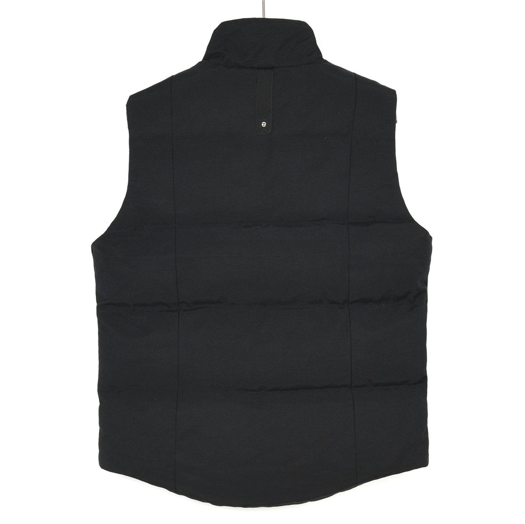 Moose Knuckles Men's Black Down Vest – Glacier Bay Sleeveless Puffer Jacket