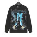 Godspeed Washed Black Rock Graphic Long-Sleeve T-Shirt