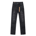 Ksubi Black Tonal Graphic Slim Tapered Jeans