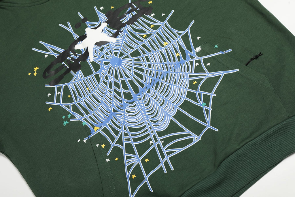 Sp5der Spiderweb Graphic Hoodie