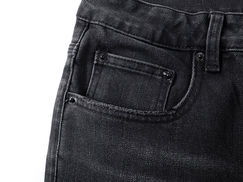 Purple Brand Rhinestone Flared Jeans
