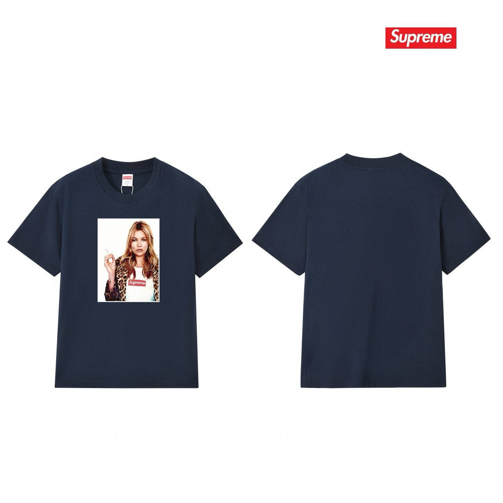 Supreme Kate Moss Portrait Graphic T-Shirt