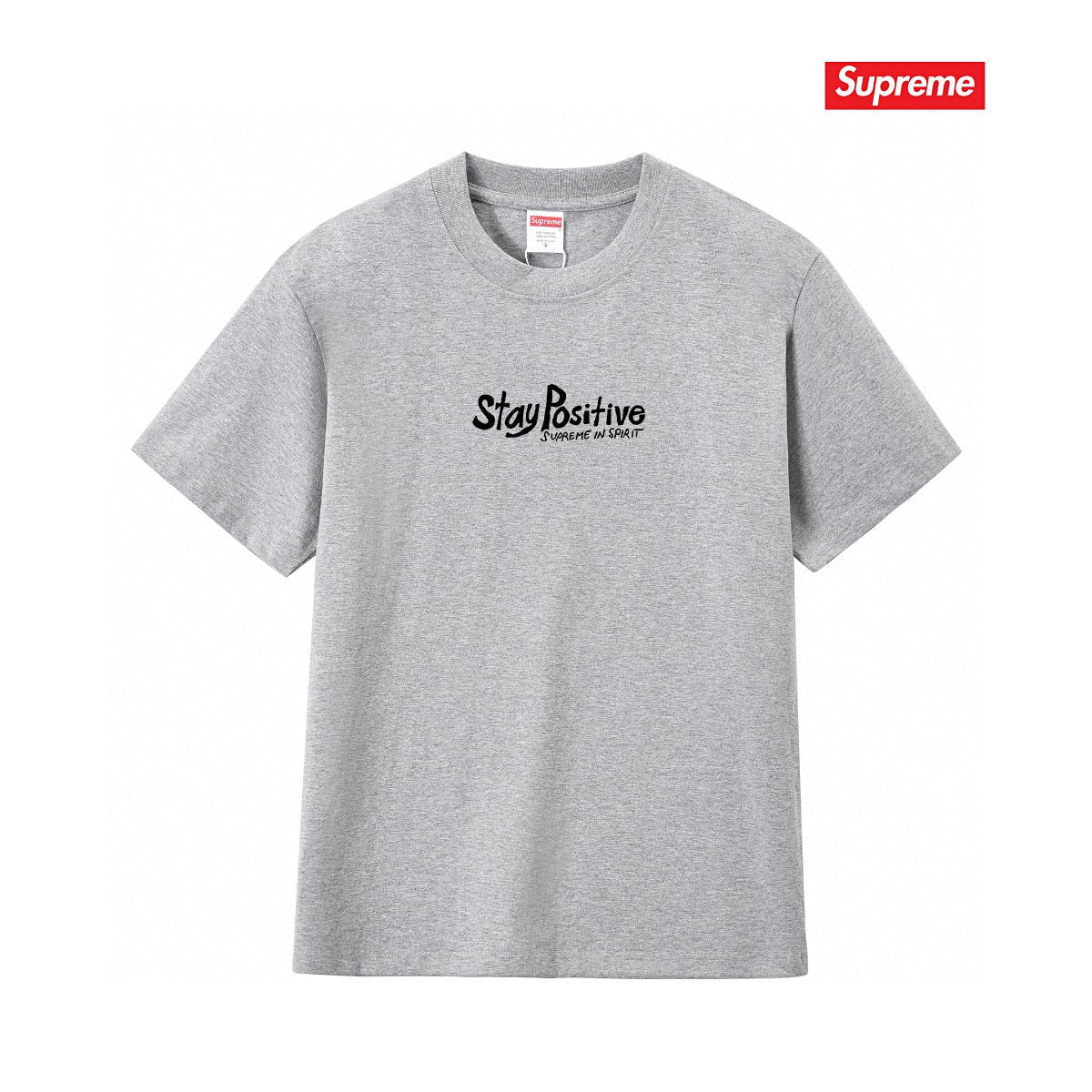 Supreme StayPositive Affirmation Graphic T-Shirt