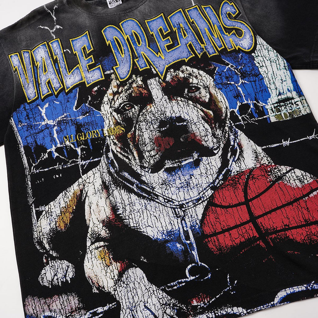 VALLEY Dog Basketball Graphic T-Shirt