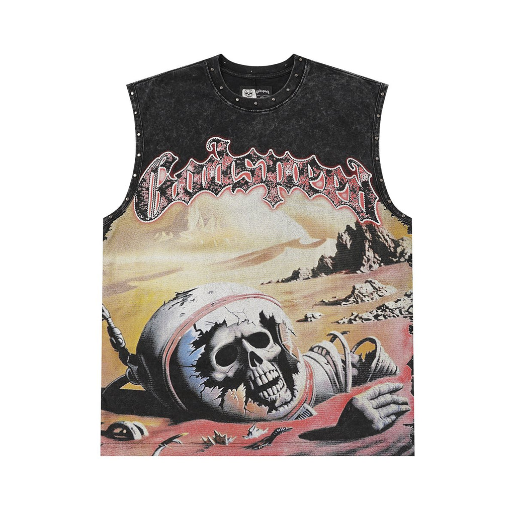 Godspeed Desert Skull Sleeveless T-Shirt
