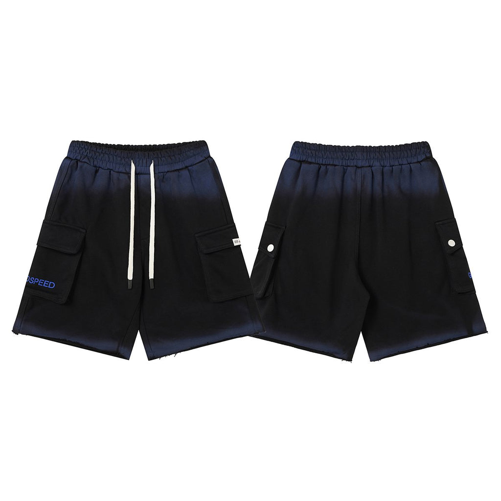 Godspeed Embroidered Cargo Sweat Shorts