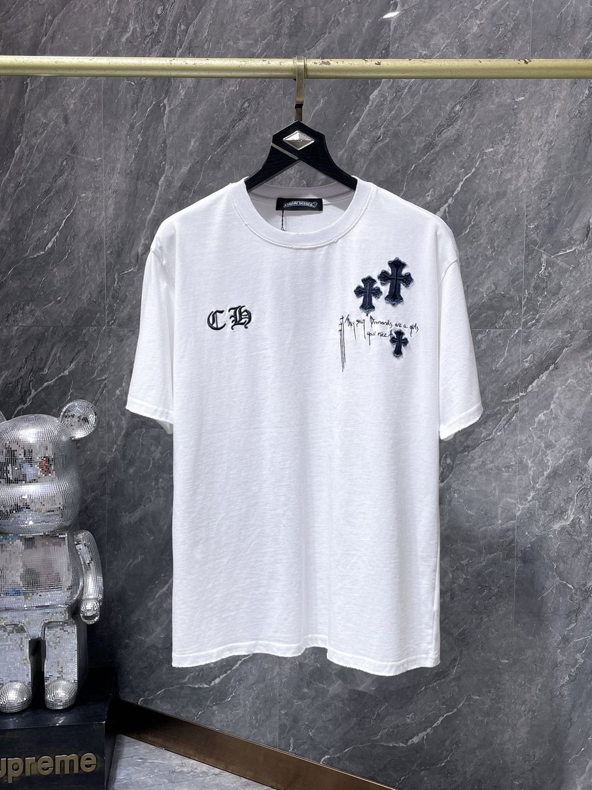 Chrome Hearts Cross Patch Graphic T-Shirt