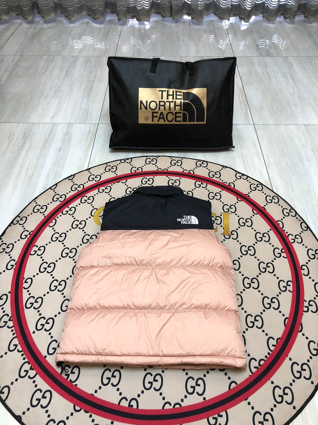 The North Face Women's Pink Down Vest – 1996 Retro Nuptse Sleeveless Puffer Jacket
