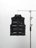 Moose Knuckles Men's Black Down Vest – Sleeveless Puffer Jacket