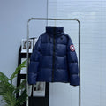 Canada Goose Men's Navy Blue Hooded Down Jacket – Arctic Program Oversized Puffer Jacket