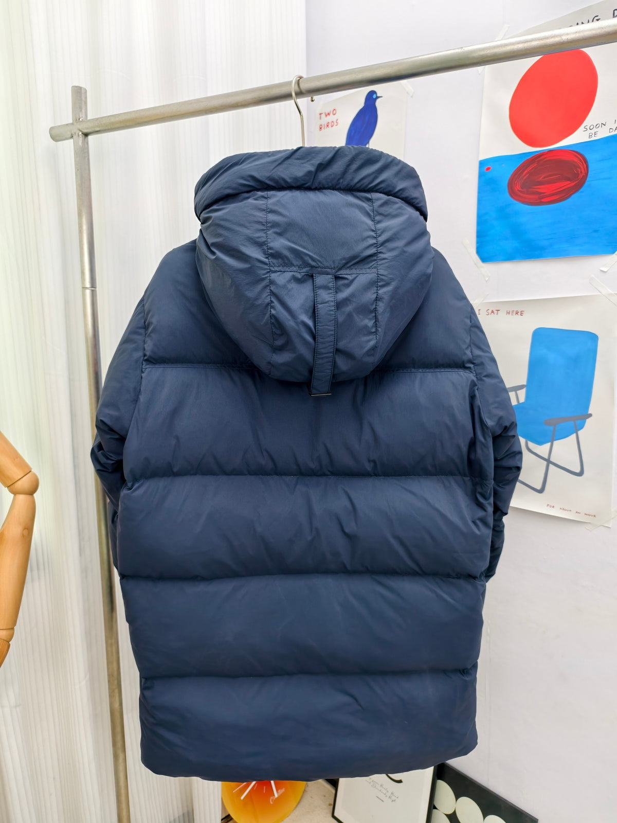 Canada Goose Men's Navy Blue Hooded Puffer Jacket – Arctic Program Oversized Down Jacket
