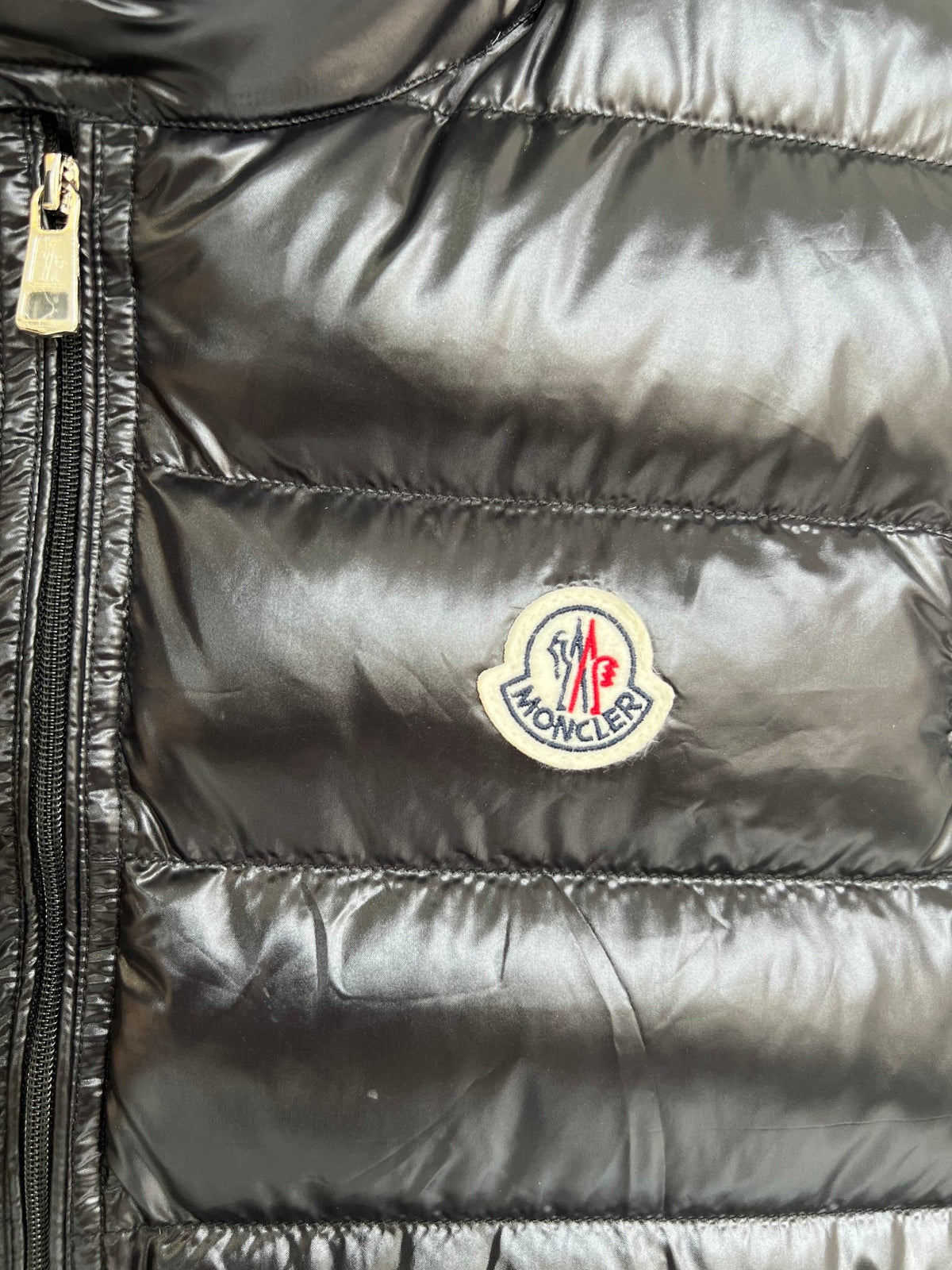 Moncler Men's Black Longue Saison Down Vest – Sleeveless Puffer Jacket